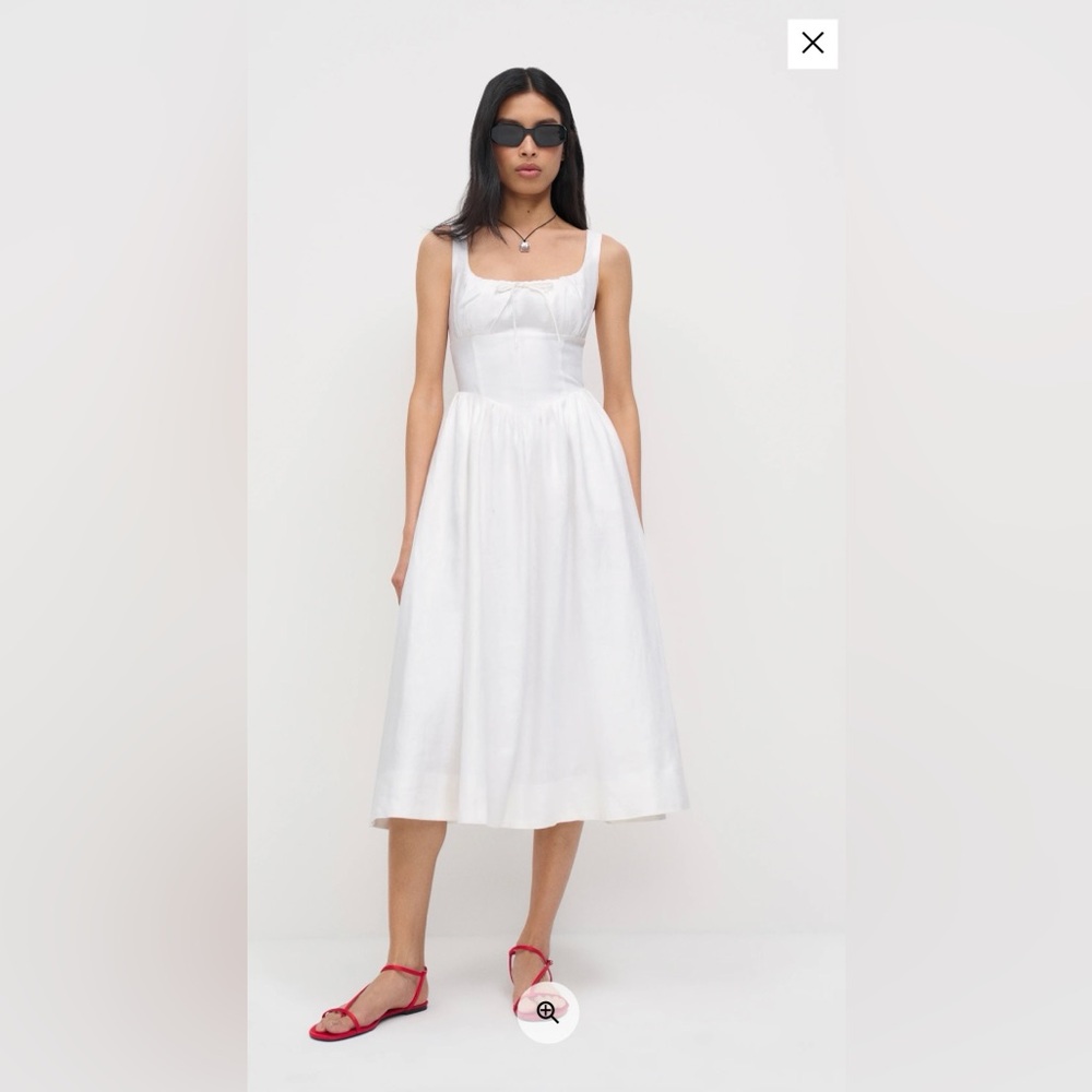 Reformation Balia Linen Dress